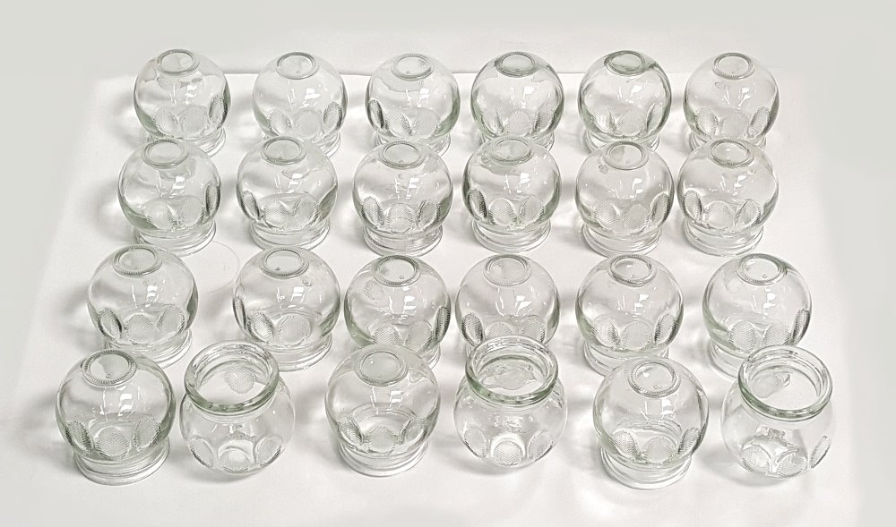 High Performance Glass Candle Holders Wholesale - Fire Cupping Set – 5 cups Cupping Jar Traditional Chinese Glass – Linlang