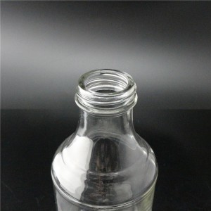 Bottiglia di salsa di peperoncino da 500 ml sicura per uso alimentare con logo in rilievo