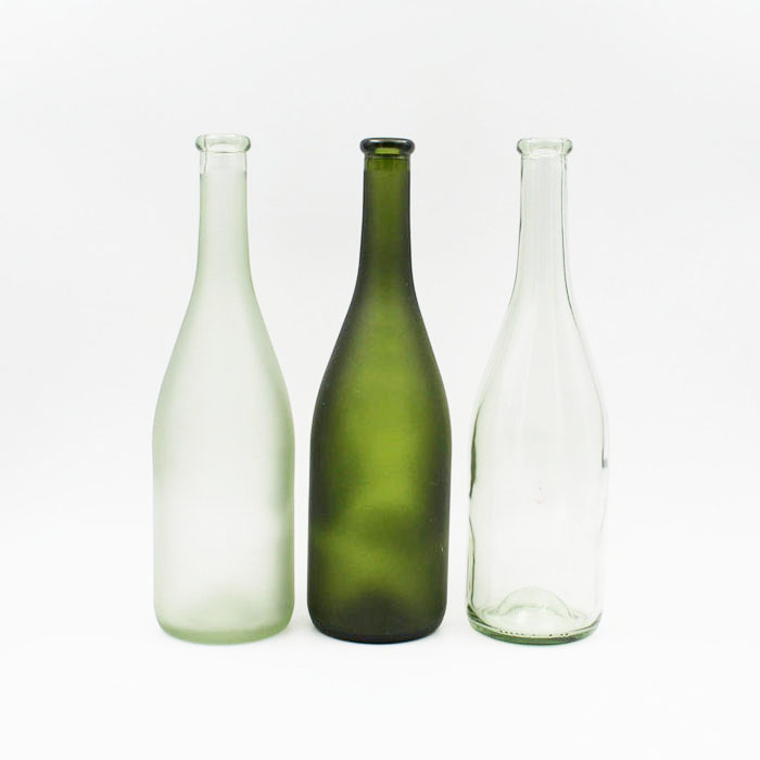 Shanghai Linlang 1,5 l Weinflasche aus mattem Glas, Champagnerflasche