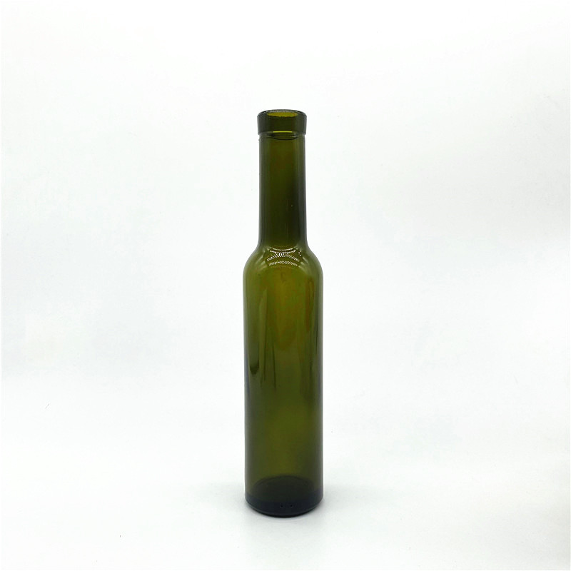 250ml 500ml 750ml Ampolla de vidre d'oli d'oliva verd fosc i marró a l'engròs / ampolla de vidre d'oli de cuina amb tapa