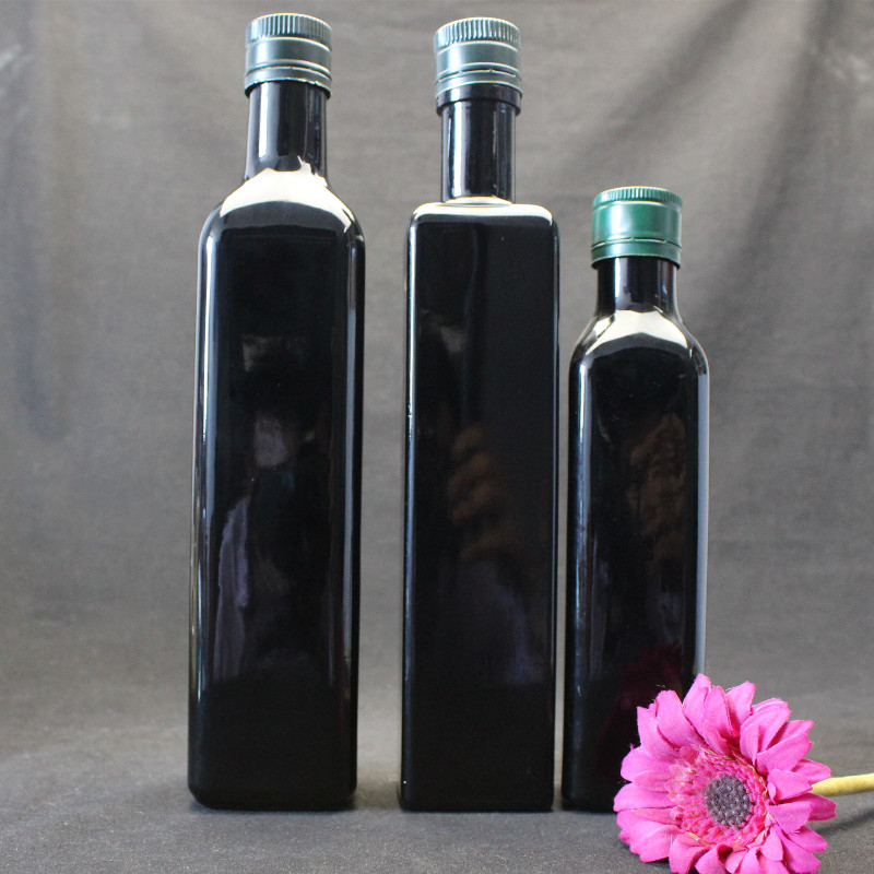750ML 1000ML Sticla de sticlă cu ulei de măsline de calitate superioară Culori primare