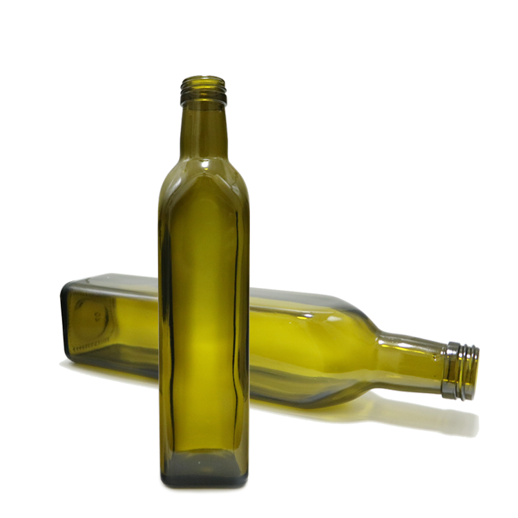 Sticle de ulei de măsline din sticlă Dorica de calitate alimentară de 250 ml