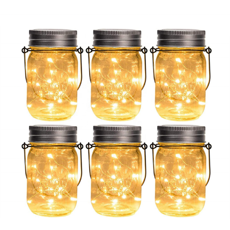 linlang shanghai high quality Lantern Solar Mason Jars Light
