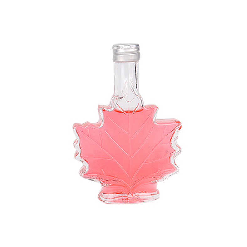 Creative Leaves Small Bottle Decor Home 100ml web celebrity Μίνι γυάλινο μπουκάλι Διαφανές μπουκάλι ποτού