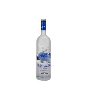 ແກ້ວແກ້ວ 750 ml ເຫຼົ້າແວງສີຂີ້ເຖົ່າ goose vodka Bottle