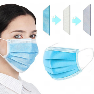 3 ply disposable face cover with CE and FDA certificate