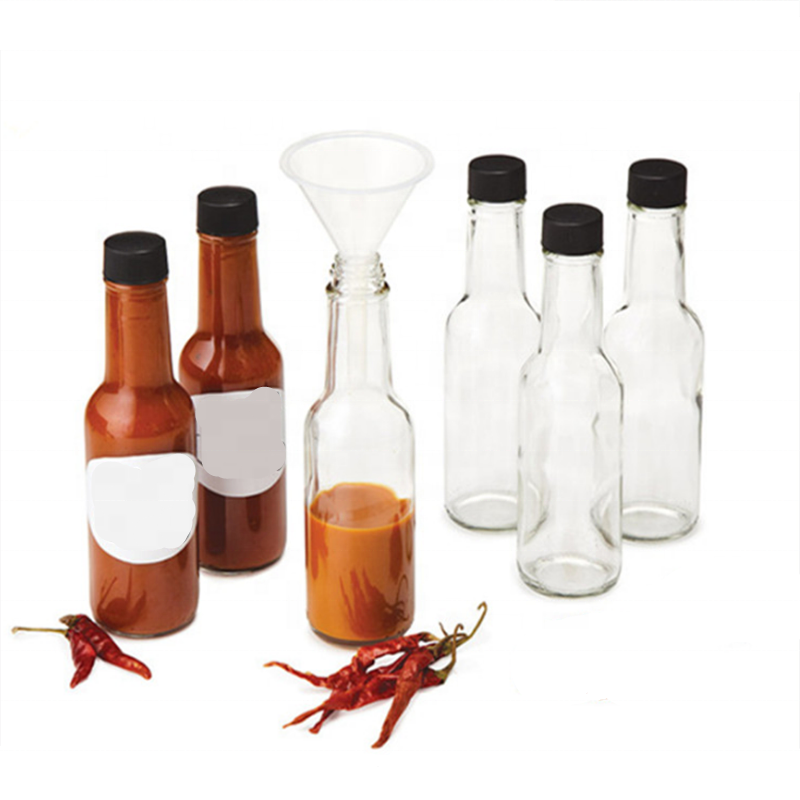 Linlang xangai venda imperdível garrafa de vidro premium de qualidade alimentar 250 ml garrafas de molho de pimenta