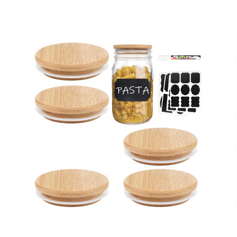 Quality Inspection for Liquor Small Sample Glass Bottle - lilnlang shanghai hot sale products food grade custom cheese mason jar with bamboo lid – Linlang