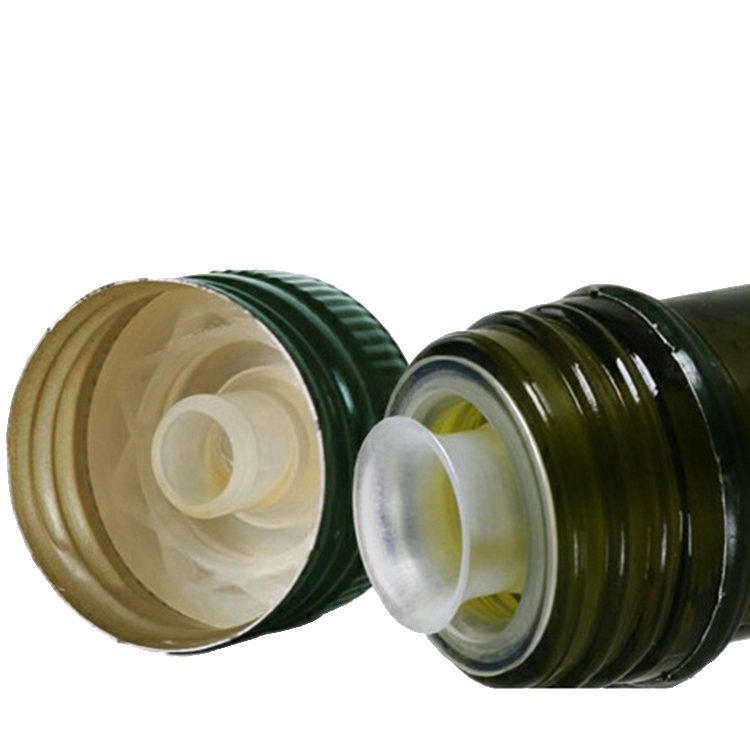 Olive oil bottle with cap