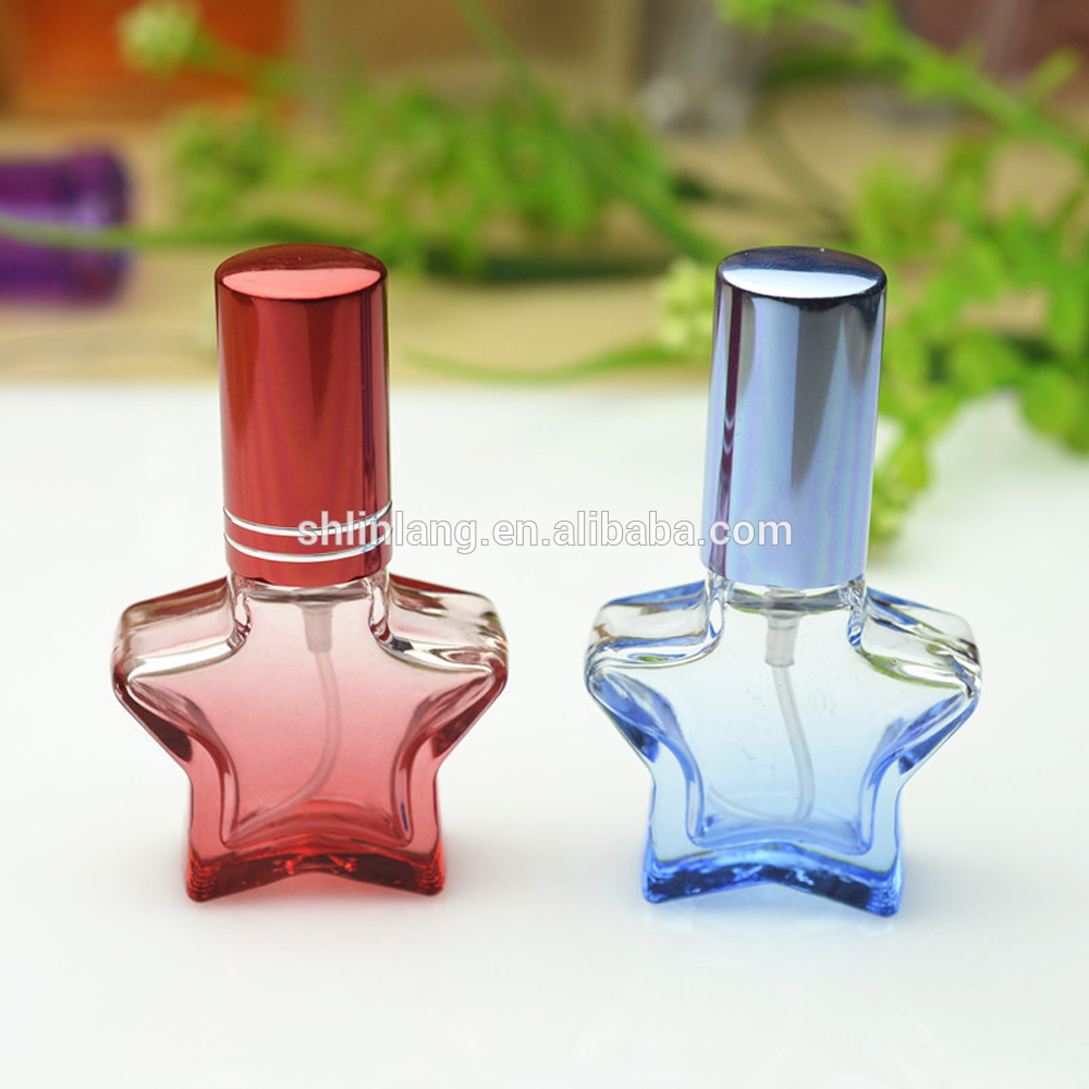 Well-designed Glass Cosmetic Packaging - SHANGHAI LINLANG 8ml small perfume glass bottle with lid wholesale – Linlang