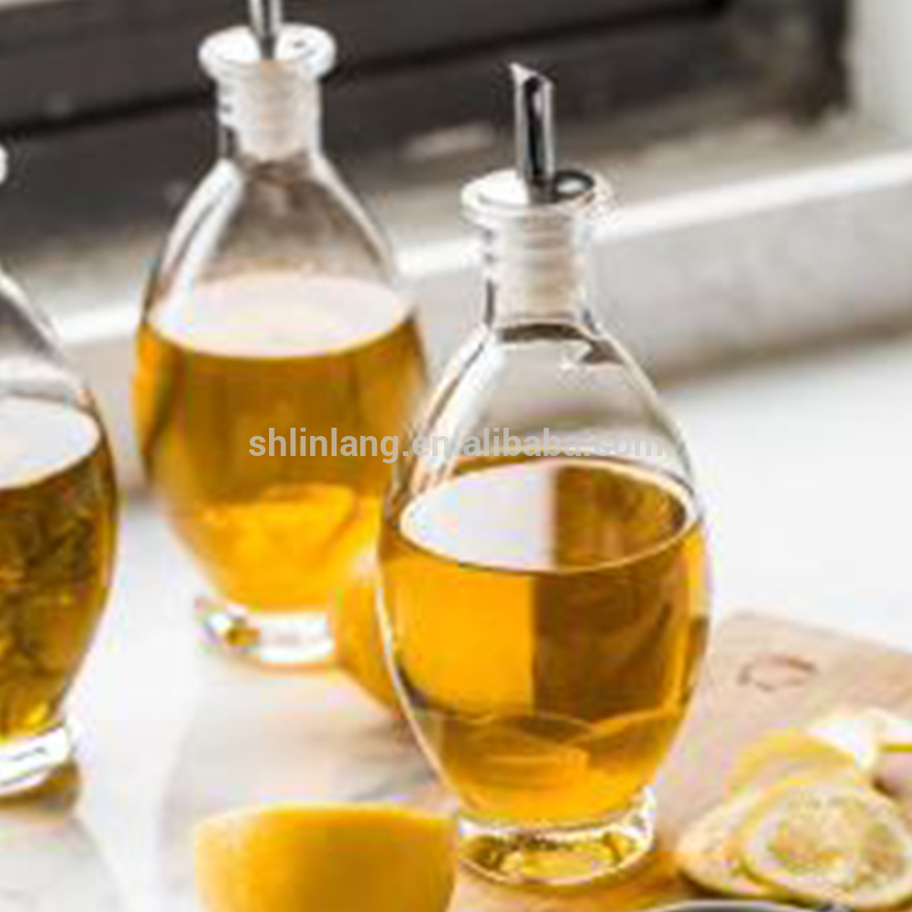 New Fashion Design for Cosmetic Glass Jars - Clear/dark green glass olive oil and vinegar bottle wholesale – Linlang