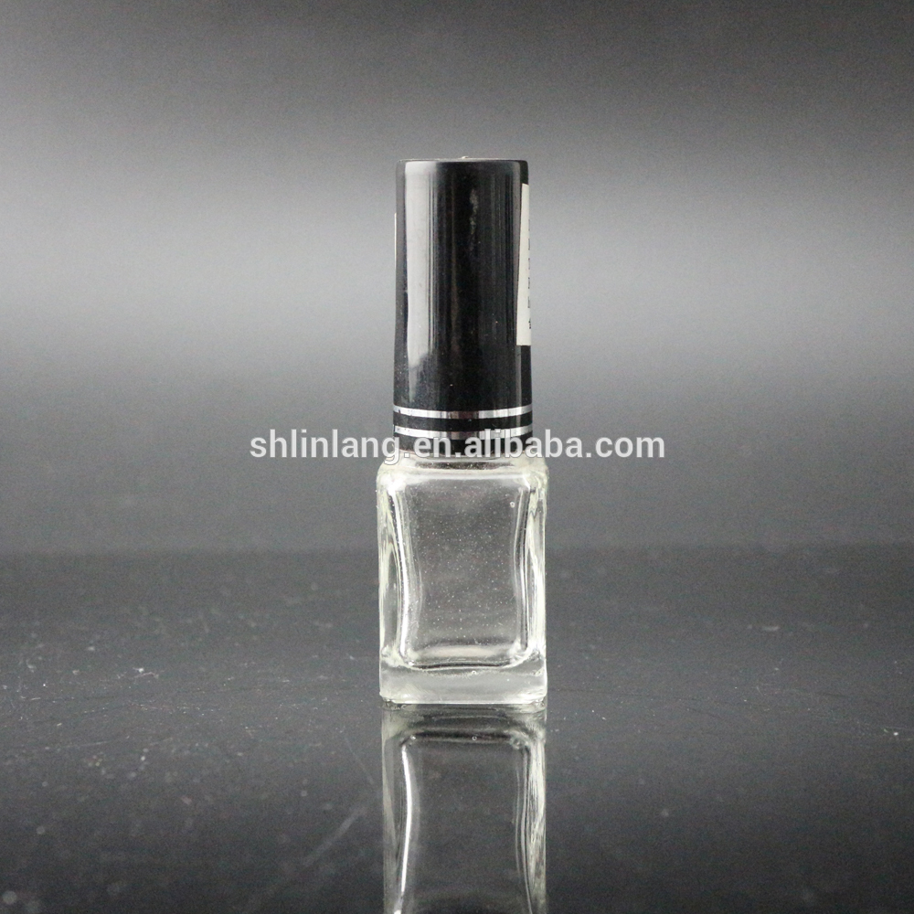 High Performance Glass French Square Bottles - shanghai linlang high quality Small Rectangular Shape Empty Nail Polish Bottle – Linlang