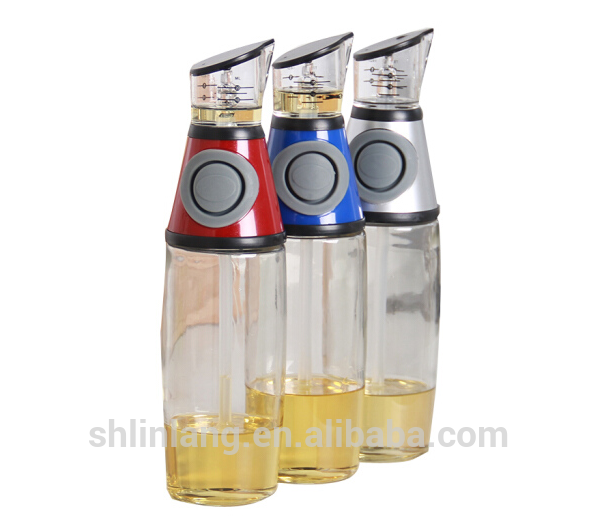 Discount wholesale Instant Coffee Glass Jar - Shanghai linlang hot sale Press and Measure Oil and Vinegar Dispenser – Linlang