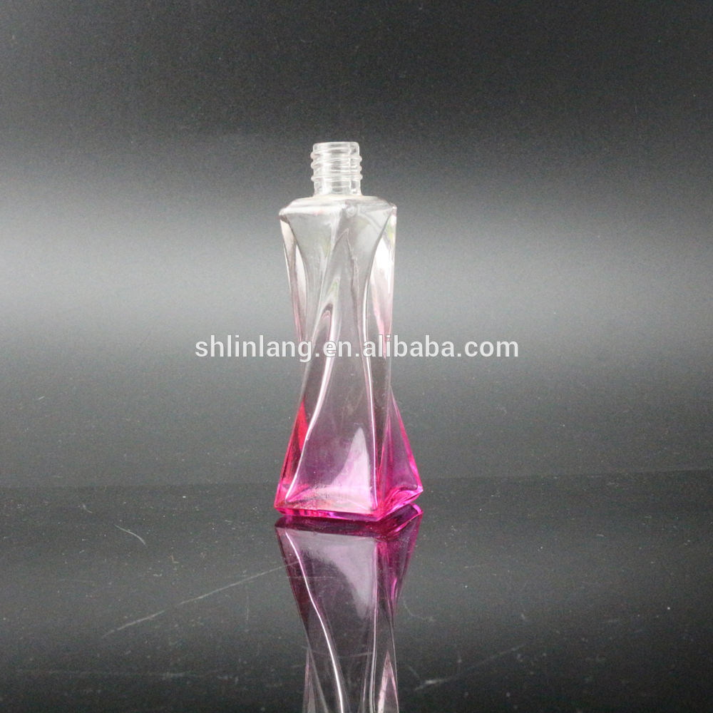 shanghai linlang Best-selling 8ml 15ml colorful twist perfume spray bottle