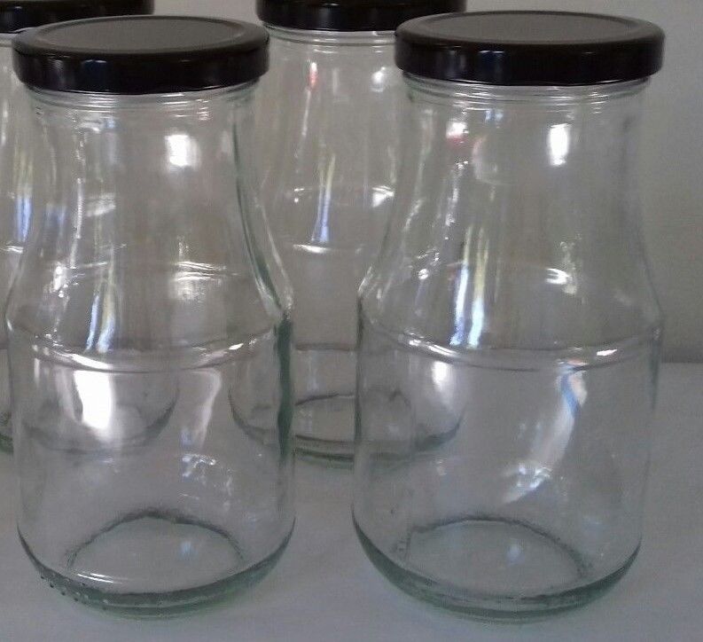 Factory Outlets Collagen Glass Bottle - Gold Black Honeycomb Patterned Lids 500 ml Round Glass Pouring Preserve Honey Jars – Linlang