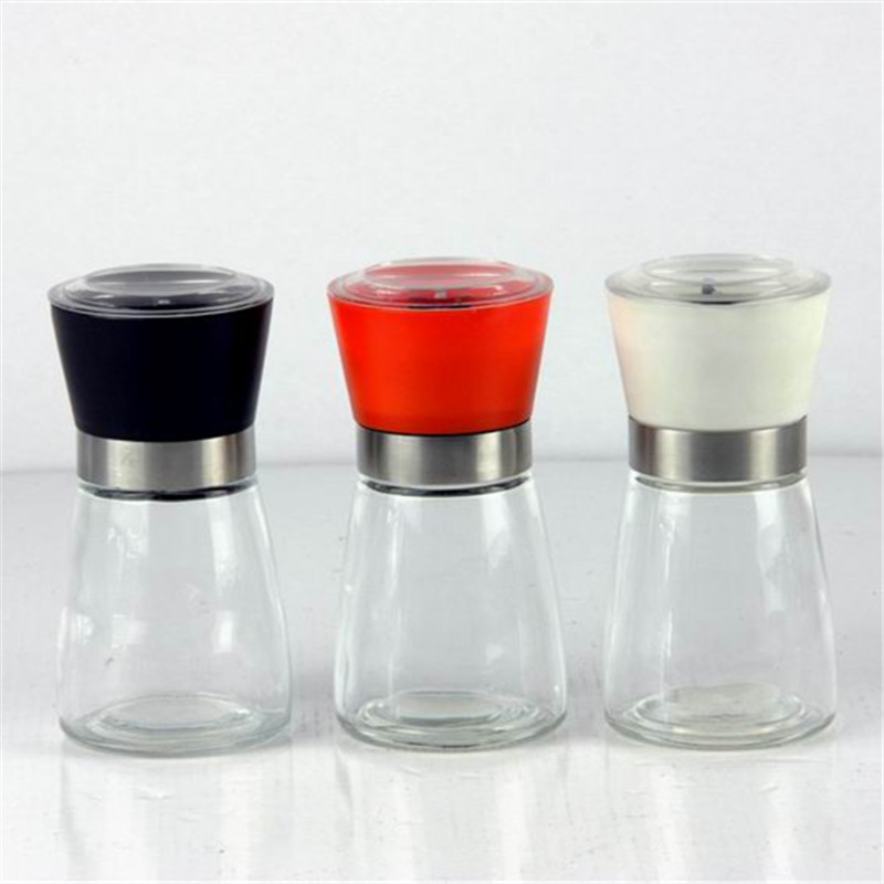 مصنع لينلانغ شنغهاي منتجات الأواني الزجاجية مجموعة التوابل جرة الزجاج