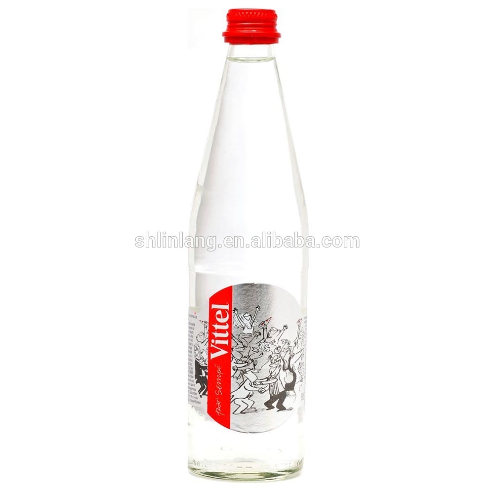 Linlang shitje të nxehtë me ujë të pijshëm shishe qelqi 500ml