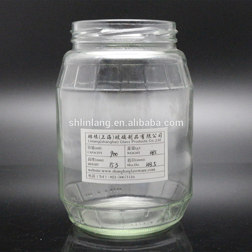 Linlang Shanghai Factory Direct sale packaging glass jar