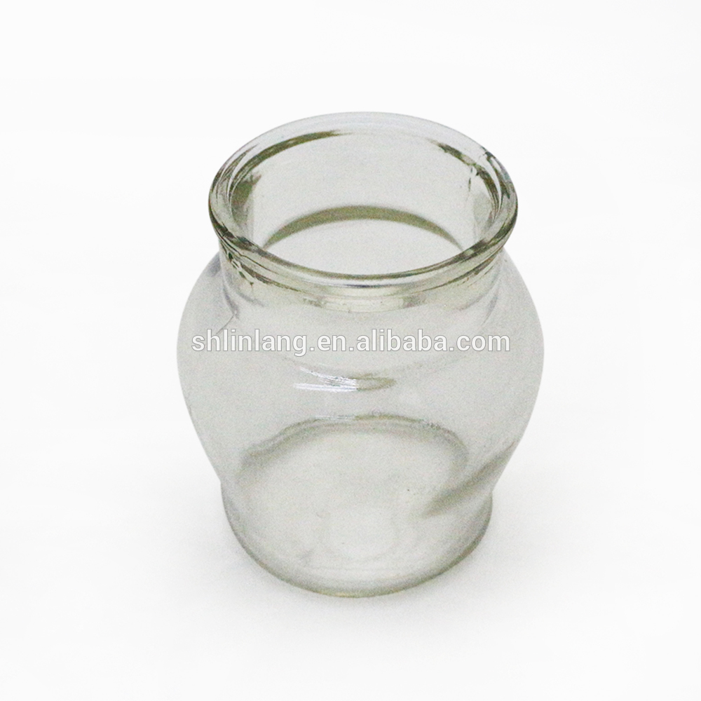 Super Purchasing for Oem Glass Candle Jar - clear glass holder with dome lid – Linlang