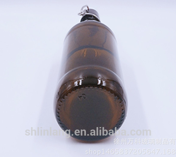 OEM manufacturer Black Nail Polish Oil Bottles - Shanghai Linlang 330ml Amber beer bottle – Linlang