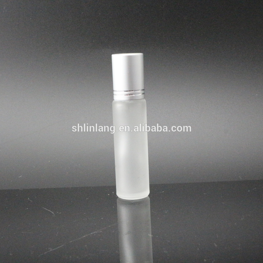 shanghai linlang Wholesale cosmetics Glass Lotion Bottle Small Frosted Glass Bottle