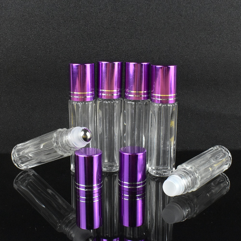 Hot sale Factory Clear Plastic Dropper Bottle - Custom bottles for perfumes 3ml 8.5ml 15ml 5ml clear roll on bottle 10ml with stainless steel roller and cap – Linlang
