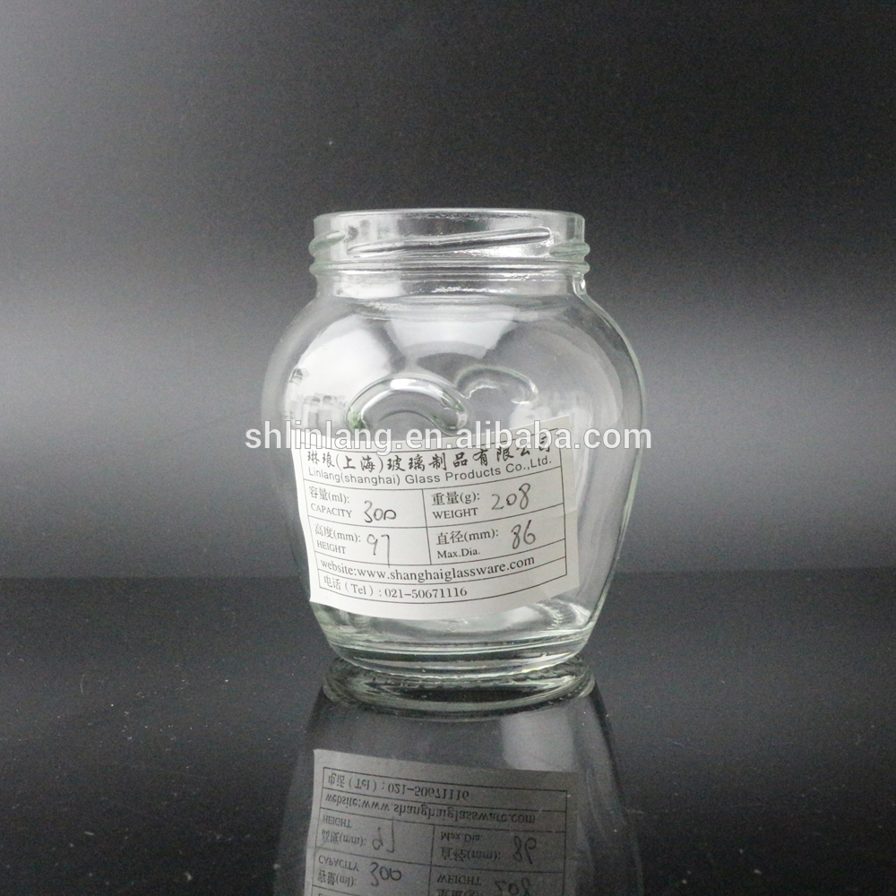 shanghai linlang Wholesale round honey jar glass design