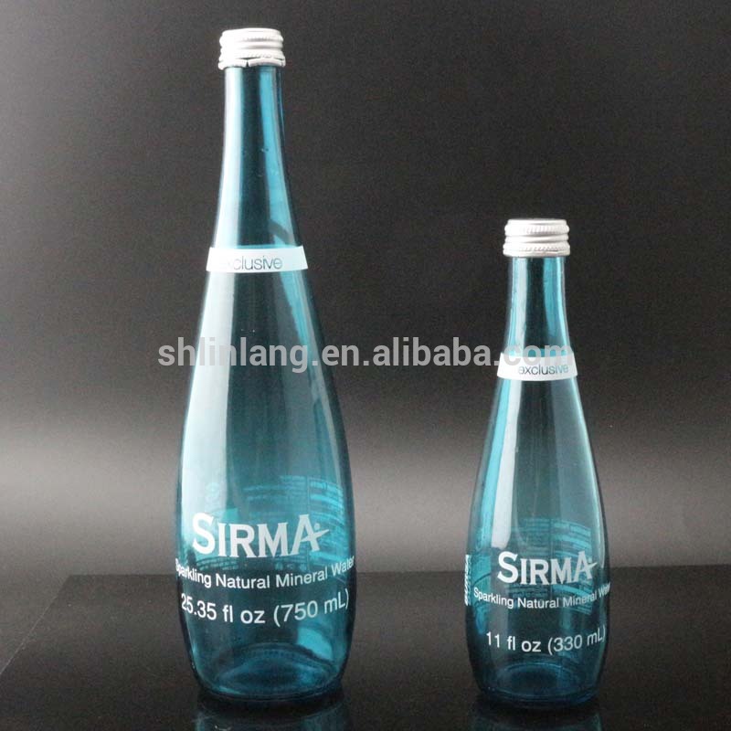 750 ml Vysoce kvalitní skleněná láhev s krásným tvarem zakázku