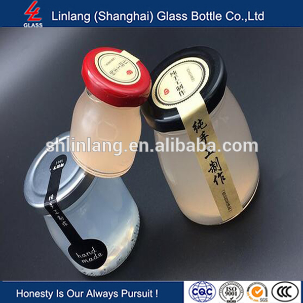 Newly Arrival Glass Storage Jars - manufacture wholesale bird's nest glass bottle, jam jar,clear glass bottle – Linlang