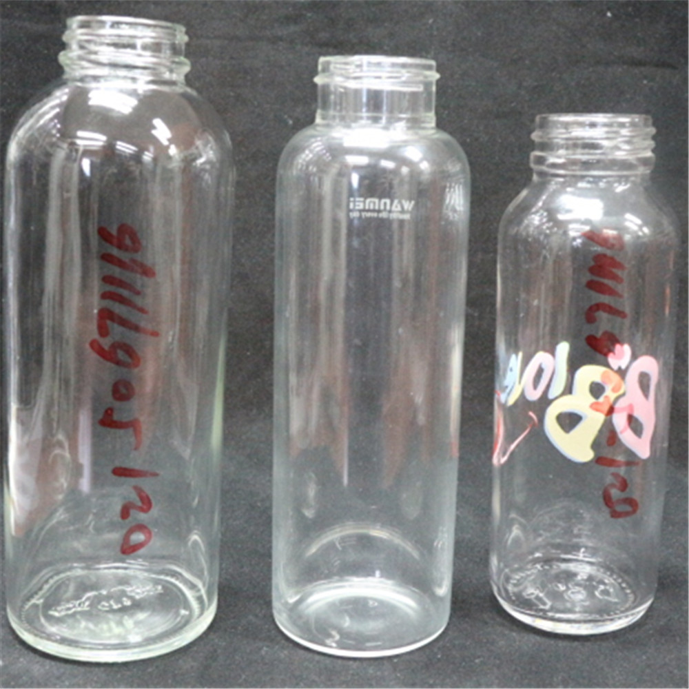 Linlang hot sale glass products voss style glass bottle