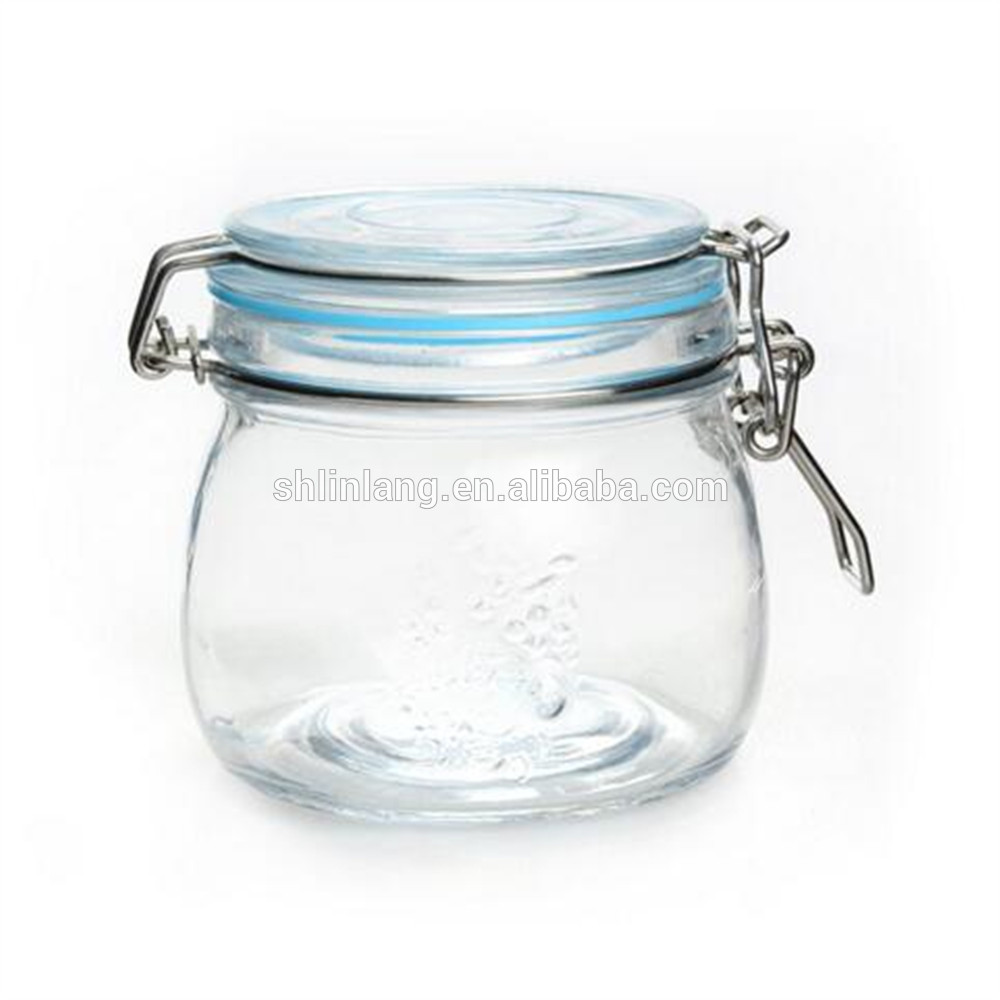 PriceList for Round Glass Health Care Jars - Linlang new design glass storage containers with lids – Linlang