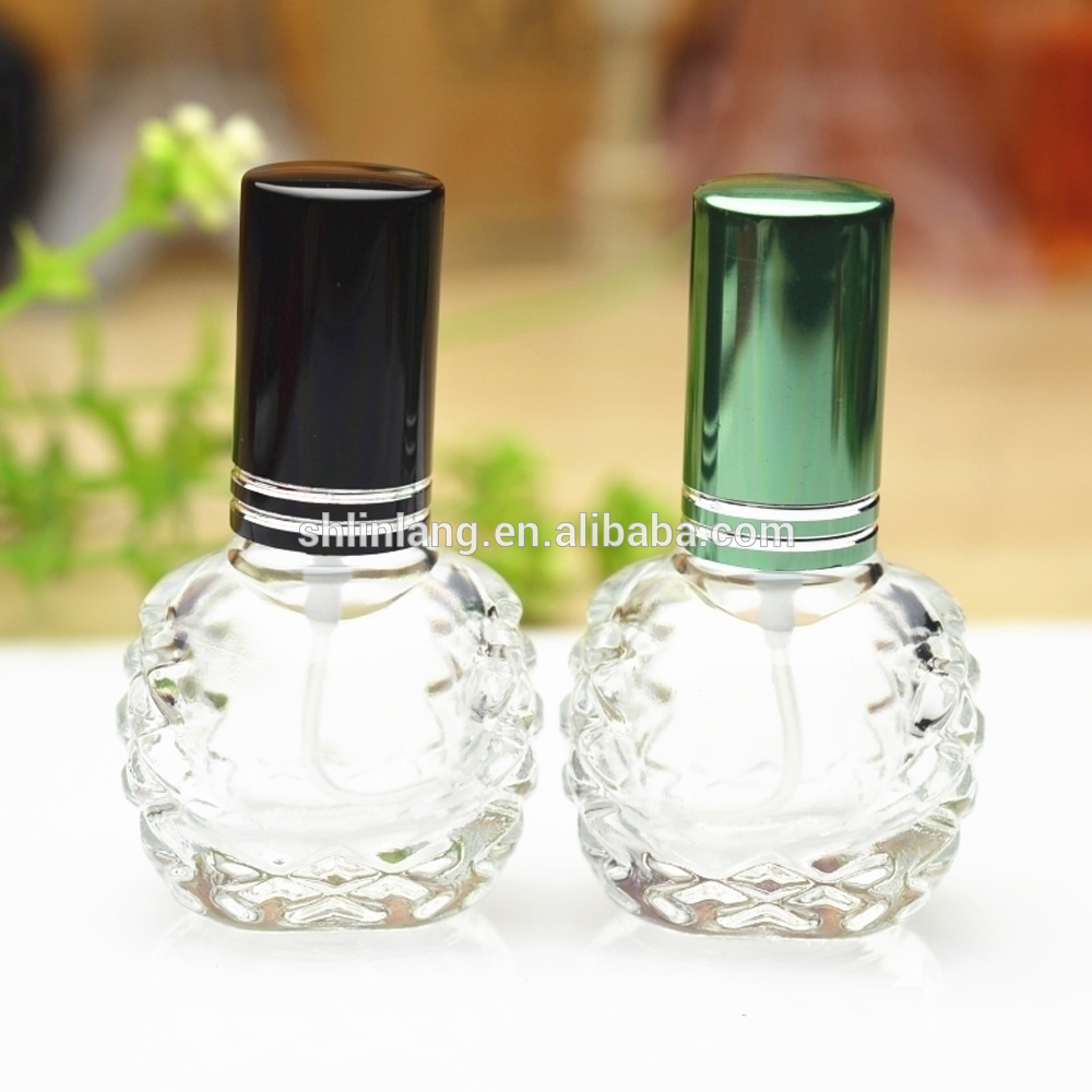 販売のためSHANGHAI LINLANG小さな空のガラス香水瓶、空の香水瓶