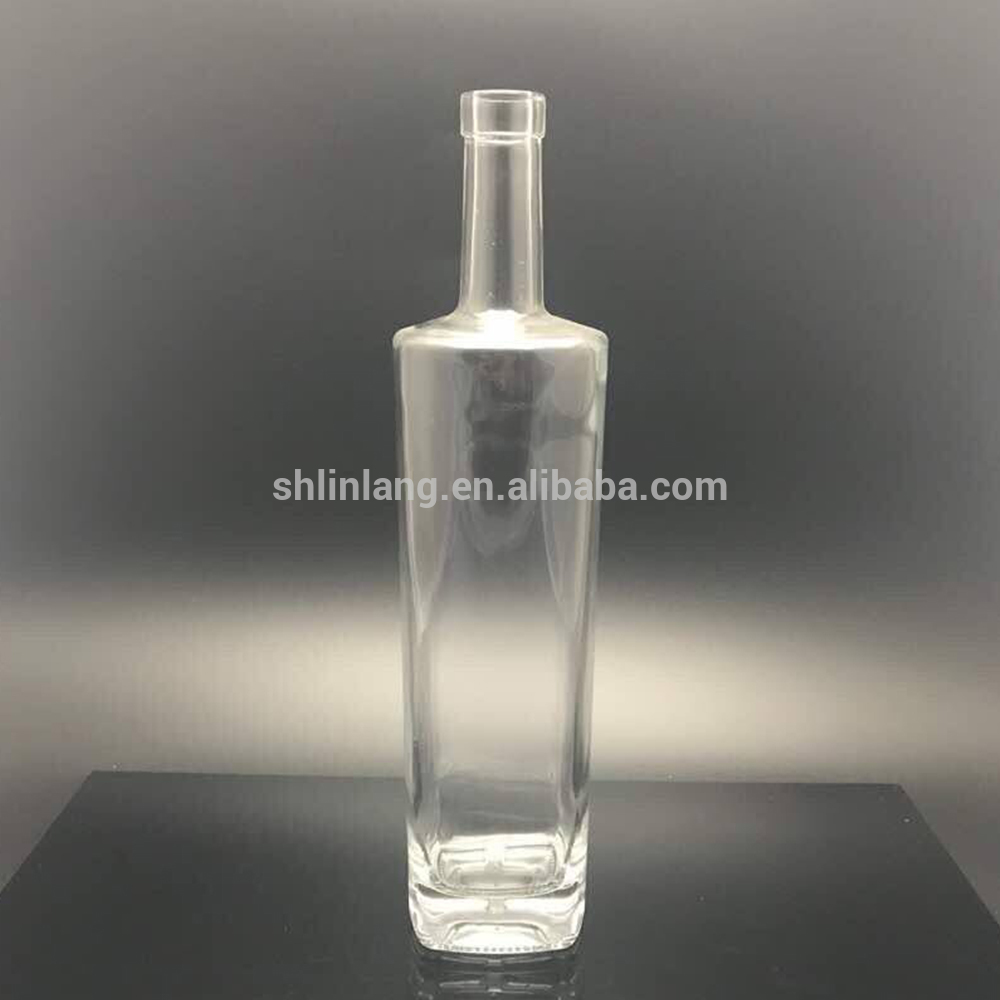 Shanghai Linlang Wholesale 750ml Crystal Square Vodka bottle