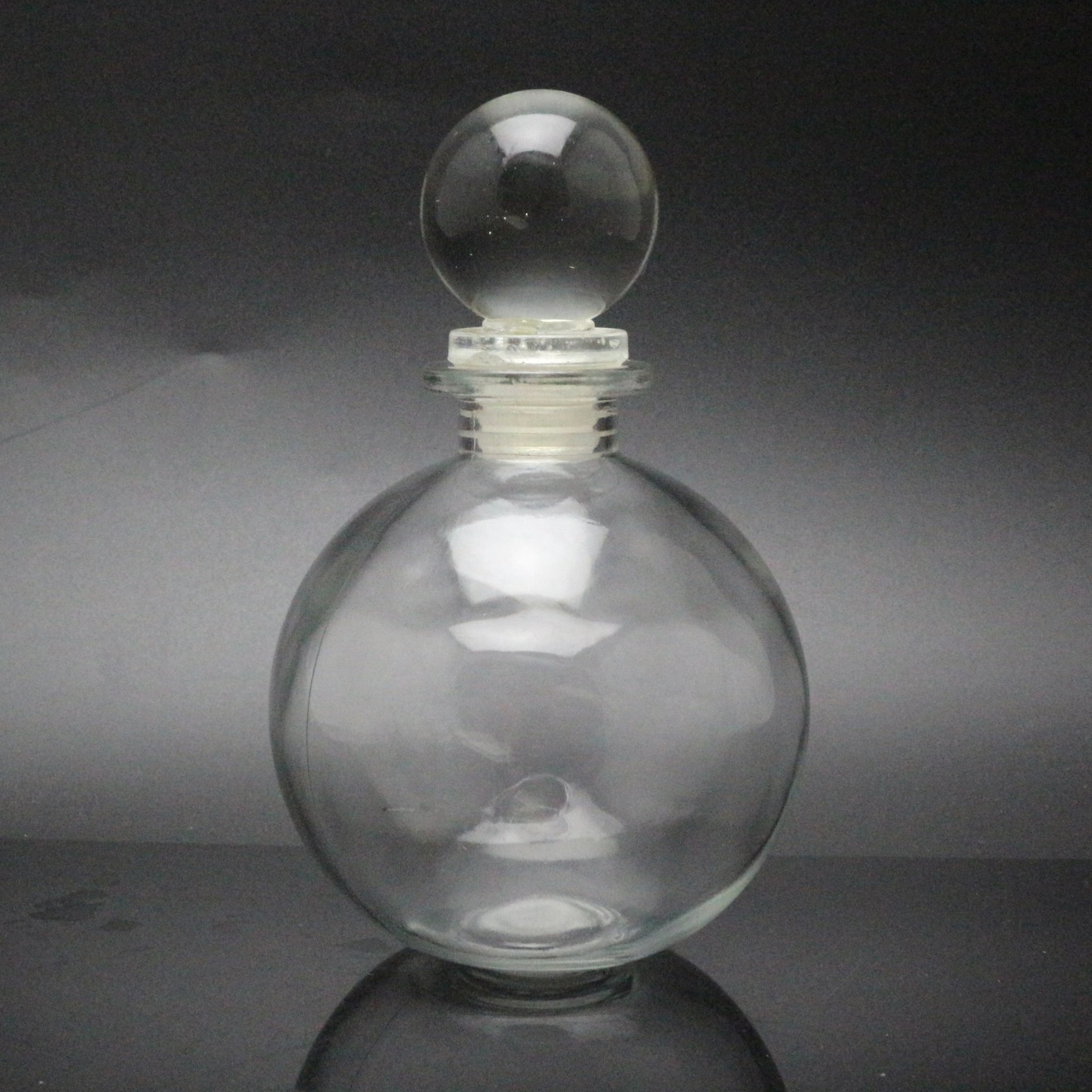 Professional Design Hexagon Glass Honey Jar 1l - Round Decorative Glass Diffuser Bottle – Linlang