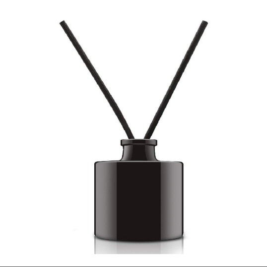 Wholesale matte black reed aroma diffuser black 100ml 3.4 ounce