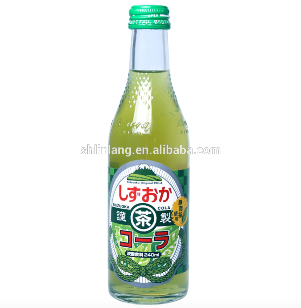 Wholesale Factory China 240MLcarbonated soft drinks glass bottle