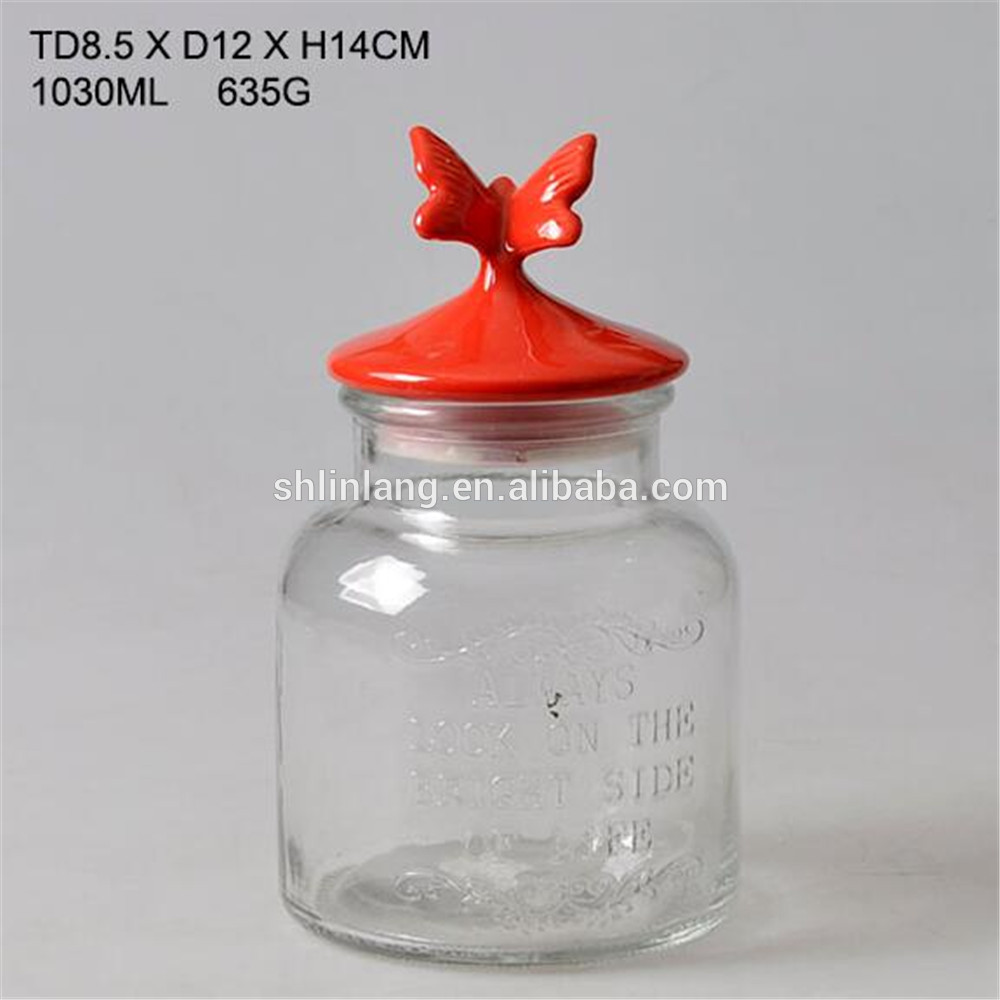 Linlang new design glass jars