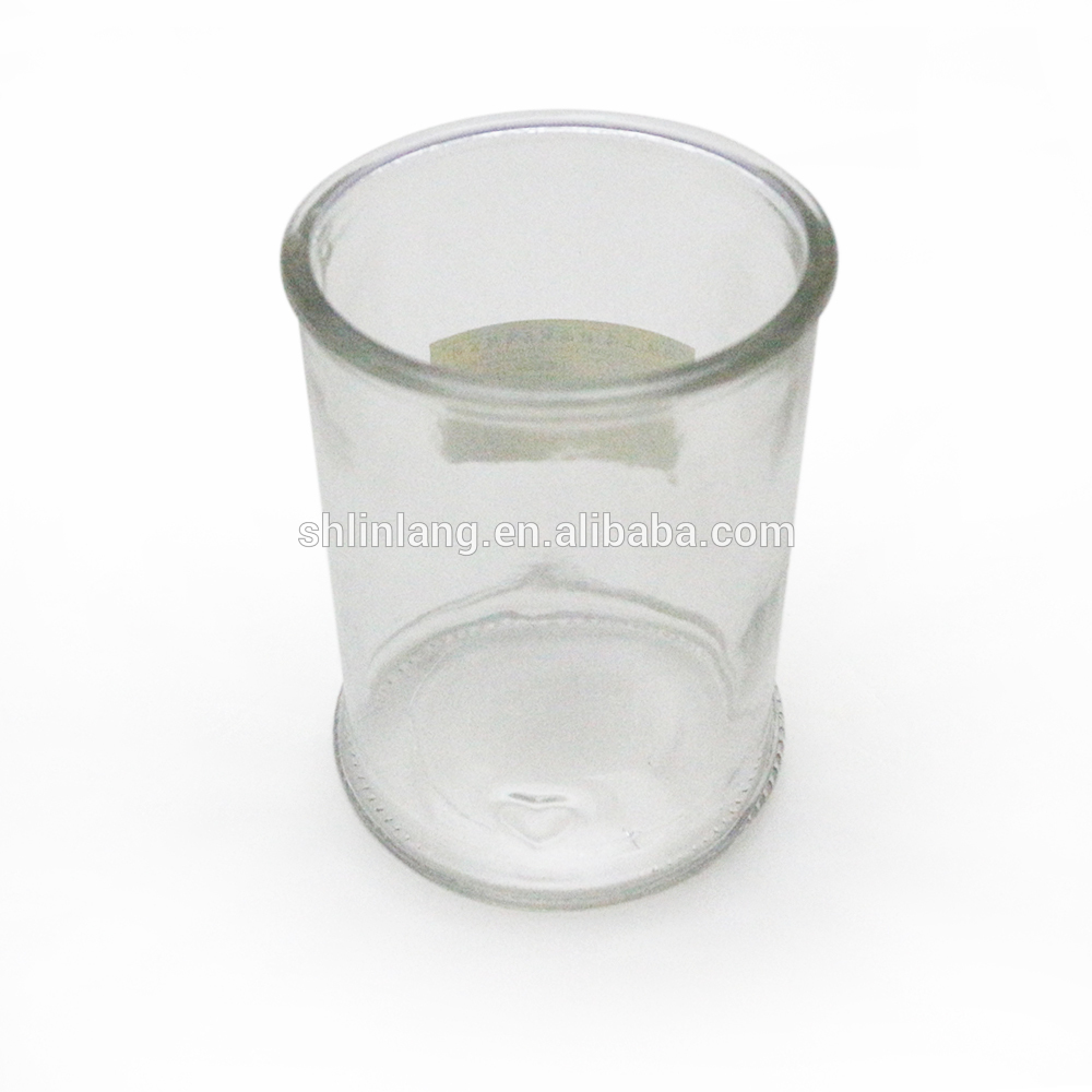Rapid Delivery for Yogurt Bottle - Linglang cylinder glass candle jars candle containers – Linlang