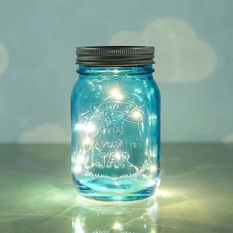 Big Discount Frosted Vodka Glass Bottle - Linlang Shanghai Factory sun jar with led light – Linlang