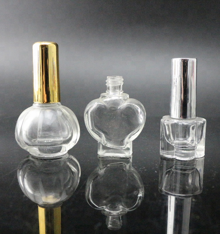 Online Exporter Unique Shaped Glass Bottles - 2ml 3ml 5ml 7ml 8ml 9ml 12ml 15ml 17ml 19ml 25ml 30ml 10ml empty nail polish bottle with brush and gold cap 20ml – Linlang