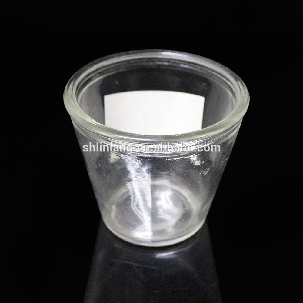 debelo mini prazne steklene sveče cup