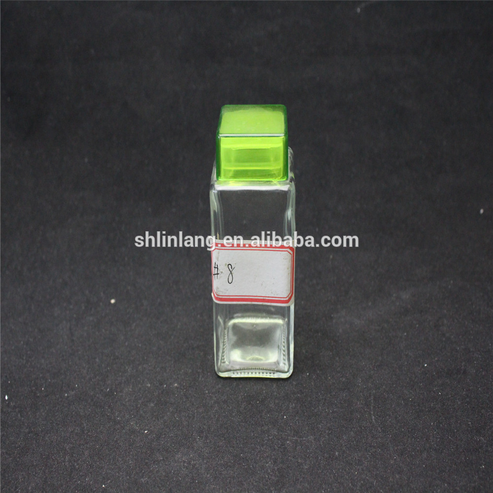 Linlang produtos de vidro quente benvida, catro onzas Spice JAR