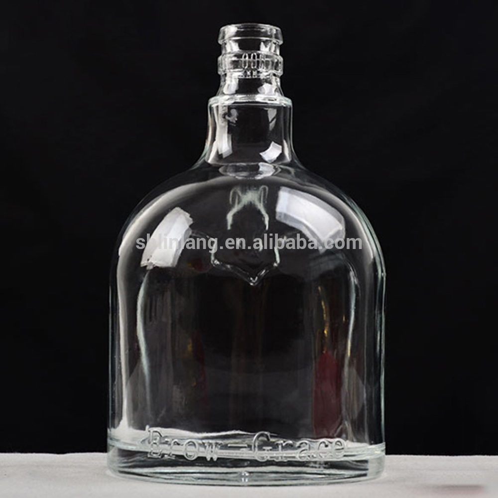 Shanghai Linlang glass decanter for Tequila whiskey glass bottle