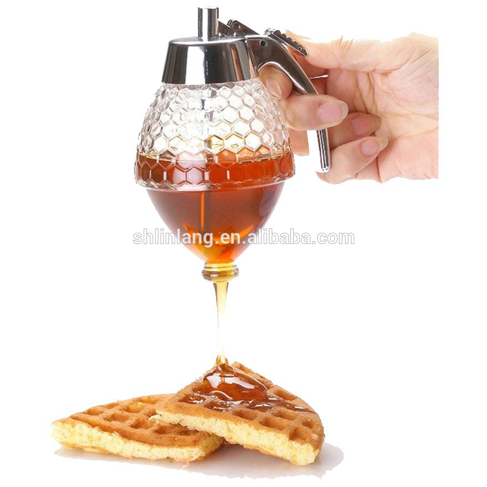 Chinese wholesale Candelabra Votive Holder Candle Holders - Shanghai Linlang new design 5oz 200ml Mini Honey Glass Jar – Linlang