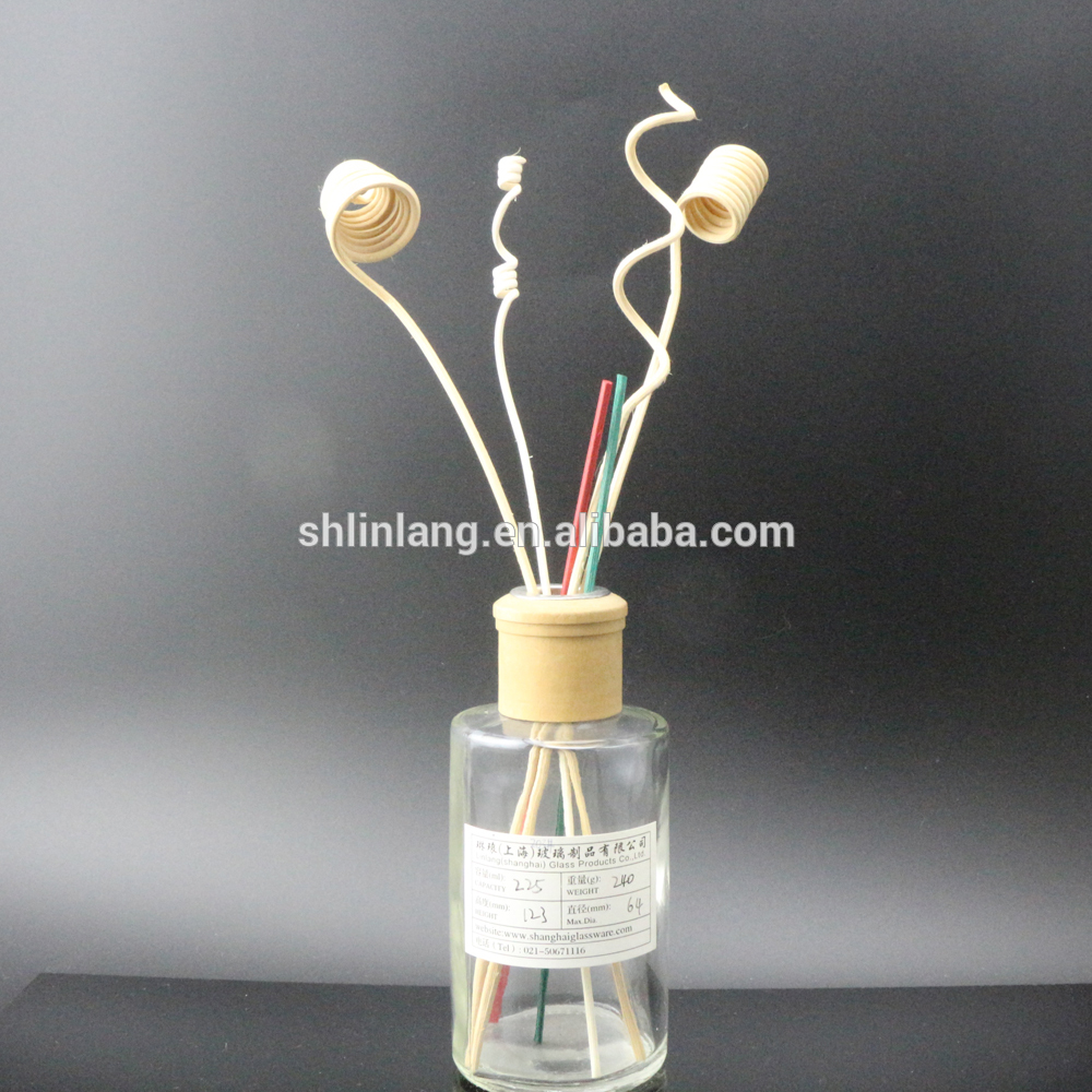 Shanghai Linlang botellas Reed difusor lavanda fragrancia cana difusor de vidro