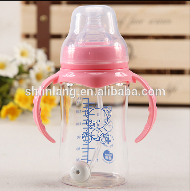 Wholesale Pet Blue Plastic Capsule Bottle - Factory price anti colilc glsaa baby feeding bottles – Linlang