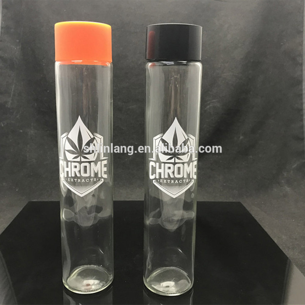 productos de vidrio de 500 ml de la venta caliente Linlang Voss vidrio de la botella de agua al por mayor