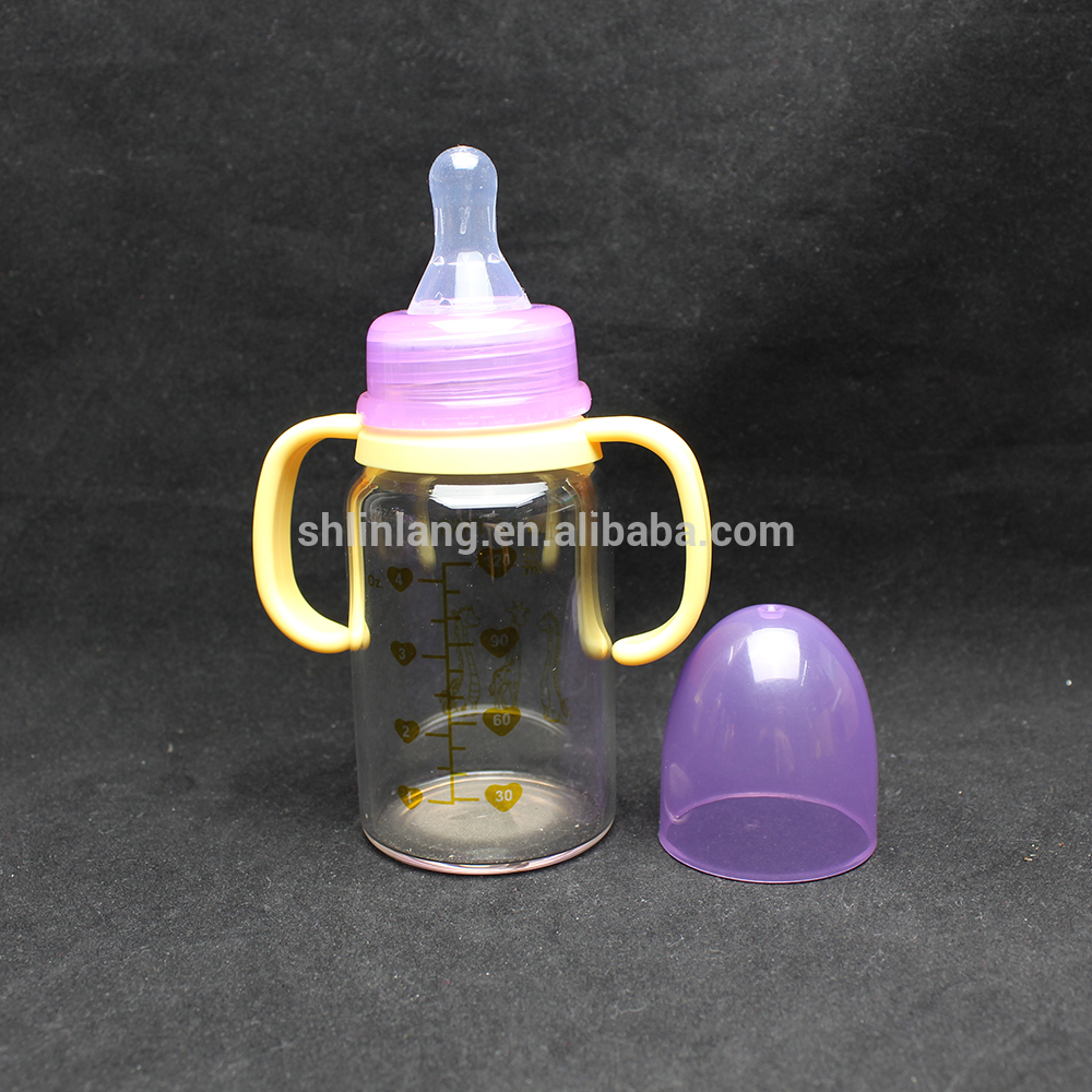 上海Linlang卸売ホウケイ酸ガラス食品グレード大人の赤ちゃんの哺乳瓶