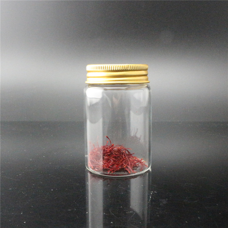 Linlang shanghai factory glassware products saffron bottle