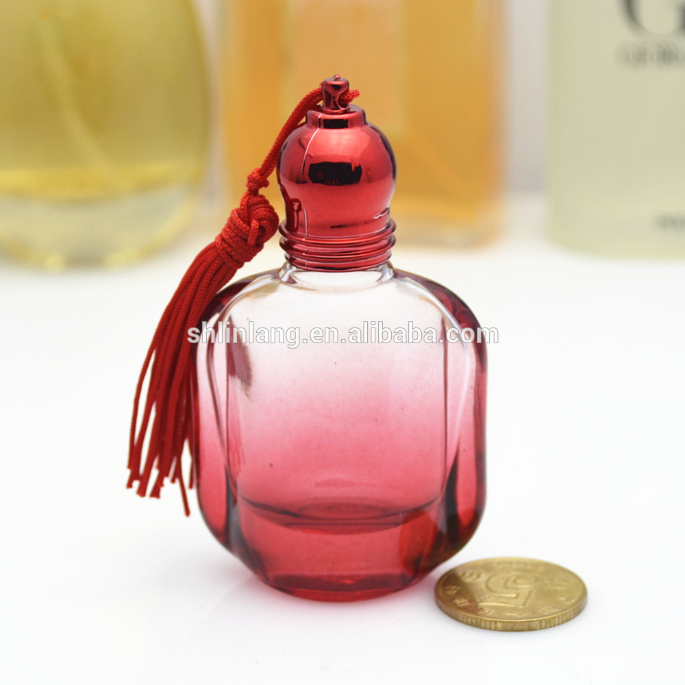 2017 wholesale price Rose Quartz Facial Roller - 20ml  30ml perfume bottle 10ml red perfume bottle with cap empty bottles for air freshener – Linlang